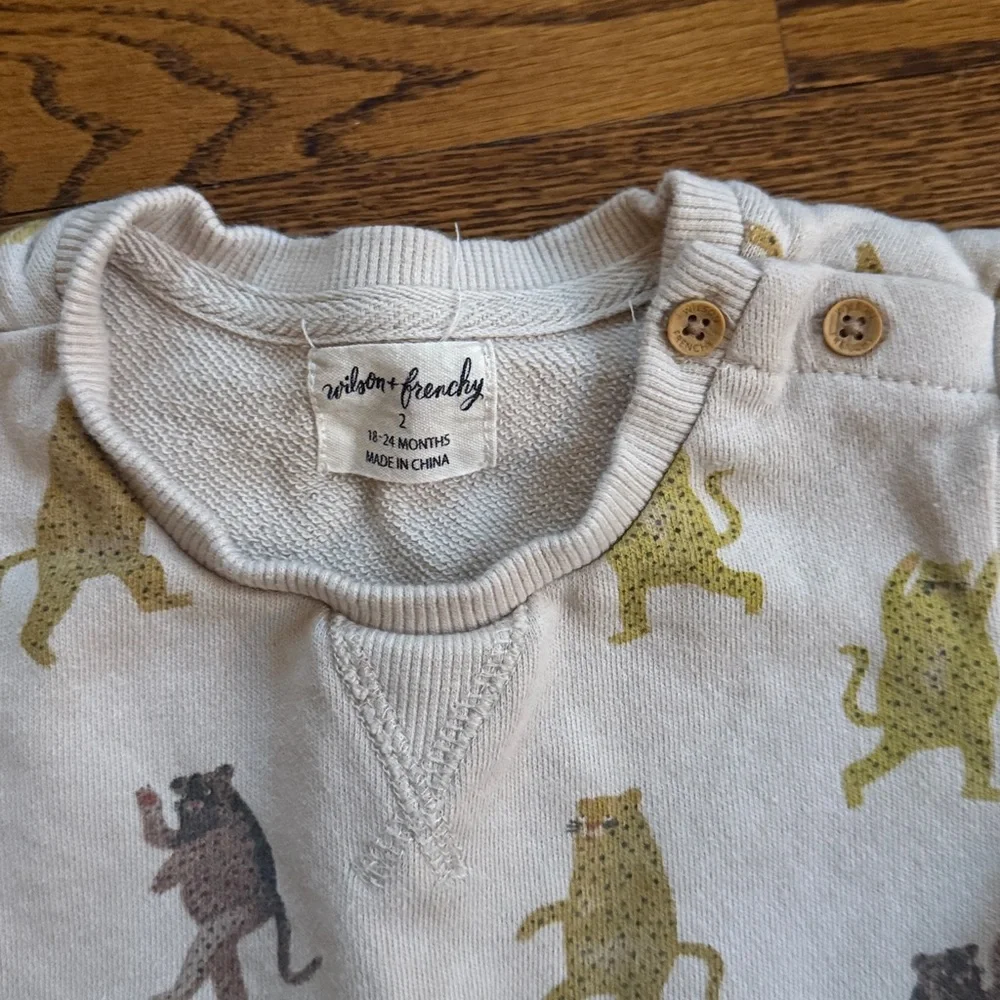 Wilson + Frenchy monsters sweatshirt 18-24 - Picture 2 of 3
